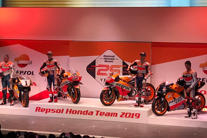 Acara launching tim Repsol Honda MotoGP musim 2019