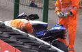 Kilas Balik MotoGP Ceko, Crash Valentino Rossi, Motornya Terpental ke Luar Sirkuit