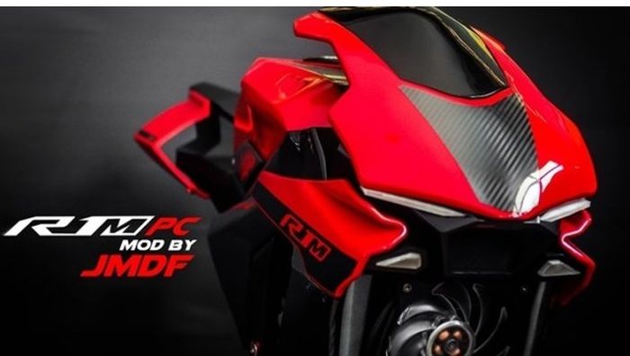 Desain fascianya cukup mewakili aura YZF-R1M