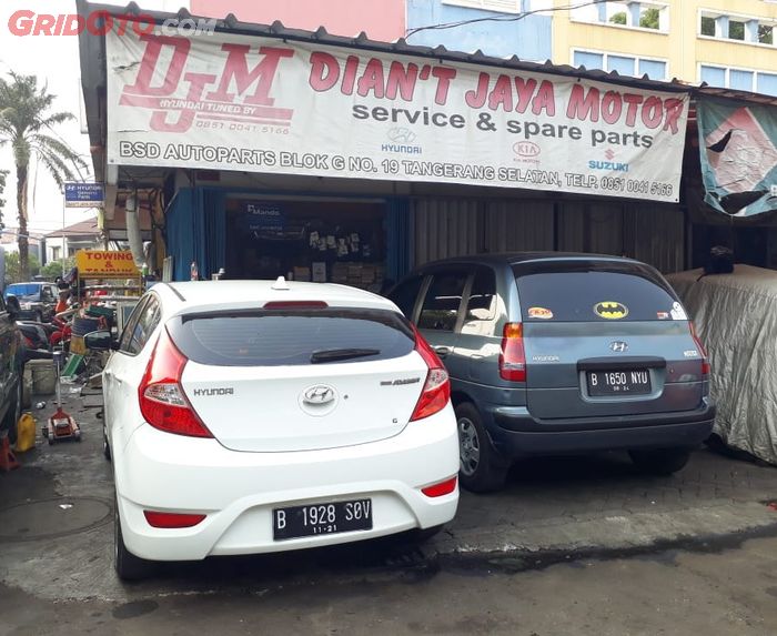 Dian't Jaya Motor, Bengkel Spesialis KIA Hyundai di BSD.