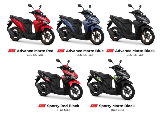 Pilihan warna Honda Vario 125