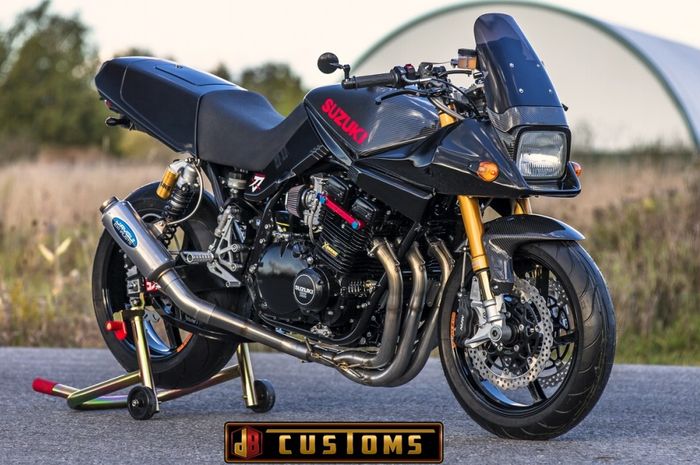 Suzuki GSX1100S Katana 1982 hasil restorasi dan modifikasi dari dB Customs, dilansir oleh www.bikebound.com