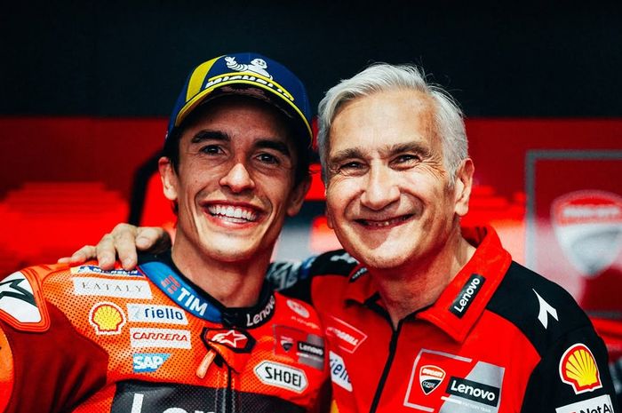 Bos tim Ducati Lenovo Davide Tardozzi ungkap penyebab crash aneh Marc Marquez