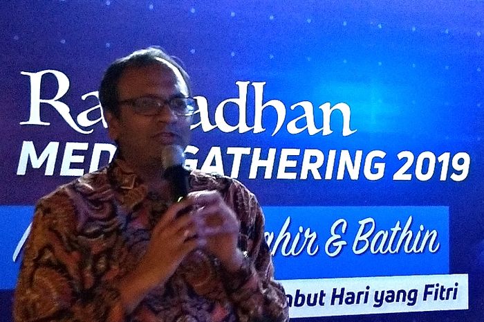 Presiden Direktur TMDI, Biswadev Sengupta, Tata Motors Media Gathering, Sopra Cafe, Jakarta Selatan, Rabu, 15/5/2019