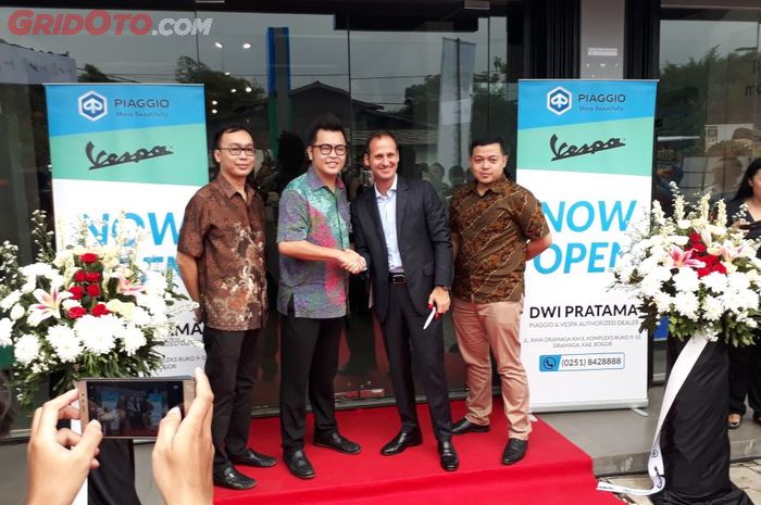 Opening dealer Piaggio Vespa Dwi Pratama di Dramaga, Bogor