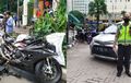 Moge BMW S1000RR Tabrakan dengan Calya di Senayan, Sisi Mobil Ambyar Fairing Motor Hancur, Begini Kata Polisi