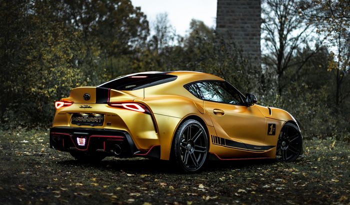 Toyota Supra ini juga dilengkapi body kit dari AC Schnitzer