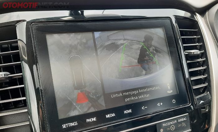 Multi Around View Monitor di Mitsubishi New Pajero Sport