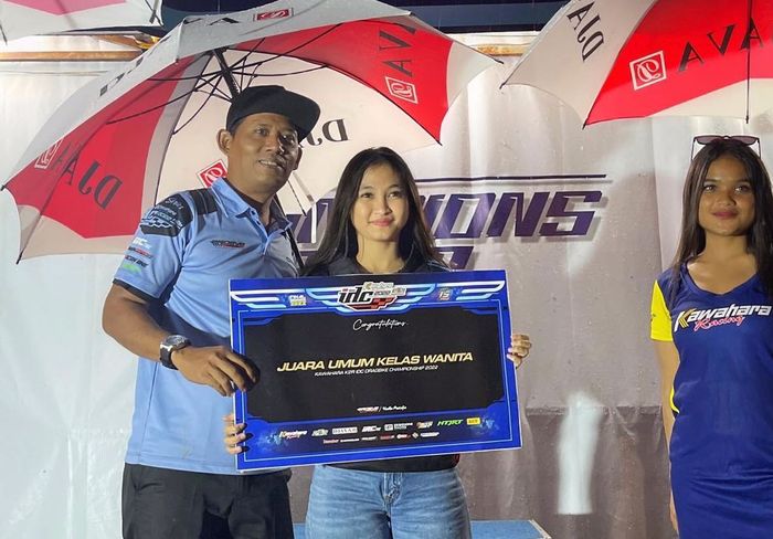 Wiwi Mungil raih gelar juara umum kelas wanita di Kawahara K2R IDC 2022