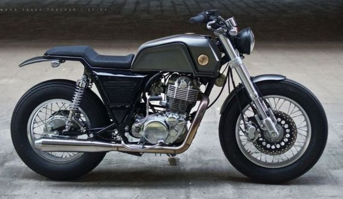 Yamaha SR400 custom street tracker dari ZIFE Design