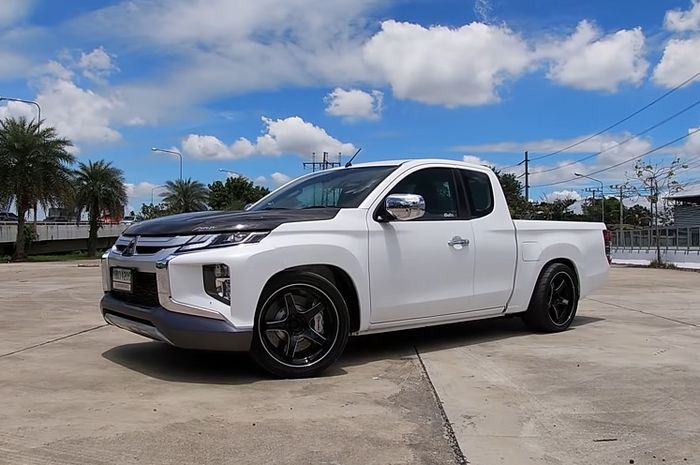 Modifikasi Mitsubishi Triton baru tampil racing dengan ubahan minimalis