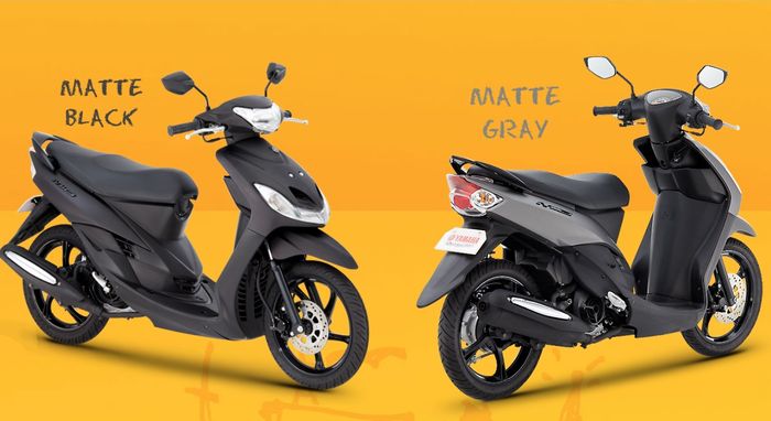 Beberapa pilihan warna Mio 'Smile' yang di Filipina dijual dengan nama All New Mio Sporty