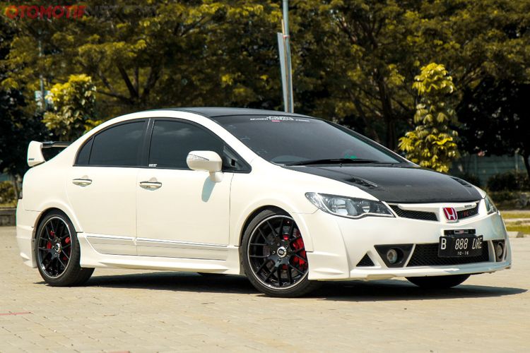 Carbon Body Kits For Honda Civic 8th Fd2 Type R Extension Side Bumepr