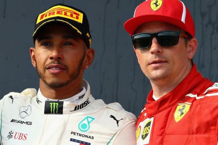 Lewis Hamilton dan Kimi Raikkonen