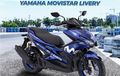 Mantap! Akhirnya YIMM Hadirkan Yamaha Aerox  dengan Livery Movistar MotoGP Baru