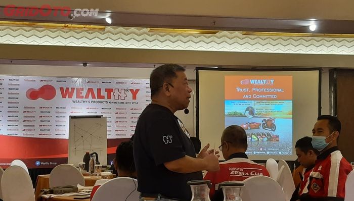 Arief Hidayat, CEO Wealthy Group di acara workshop 'Trust, Professional and Committed'.