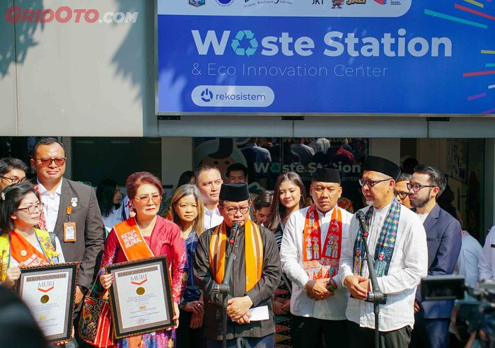 Fasilitas Waste Station diresmikan langsung oleh Gubernur DKI Jakarta, Pramono Anung 