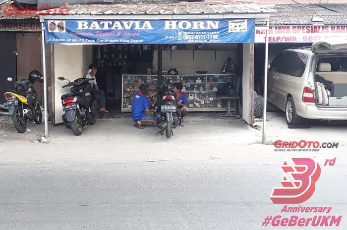 Batavia Horn, bengkel spesialis klakson di Depok, Jawa Barat