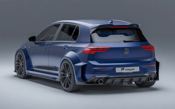 Tampilan belakang modifikasi VW Golf GTI besutan Prior Design
