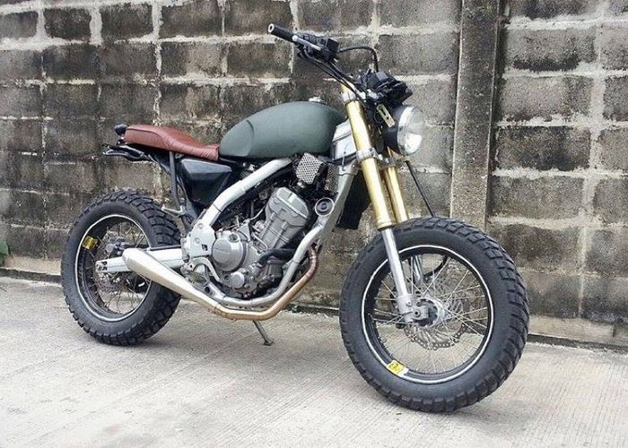 Honda CRF250M custom tracker dari Tonys Bike Design