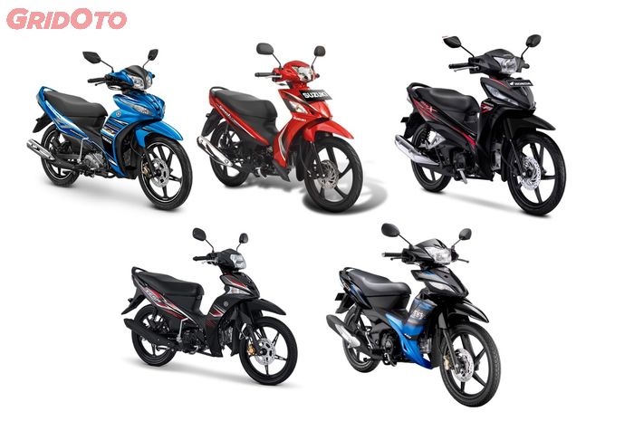 Pilihan motor bebek di Indonesia