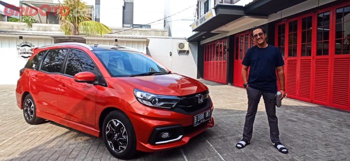 Andre Taulany mereview Honda Mobilio di IOOF 2020