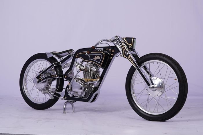 Motor garapan Vulla Hendrata berbasis Honda GL Max juara nasional pada kategori FFA (Free for All) di Honda Modif Contest 2024