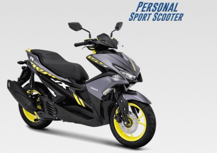 Pilihan warna silver Yamaha Aerox tipe standar