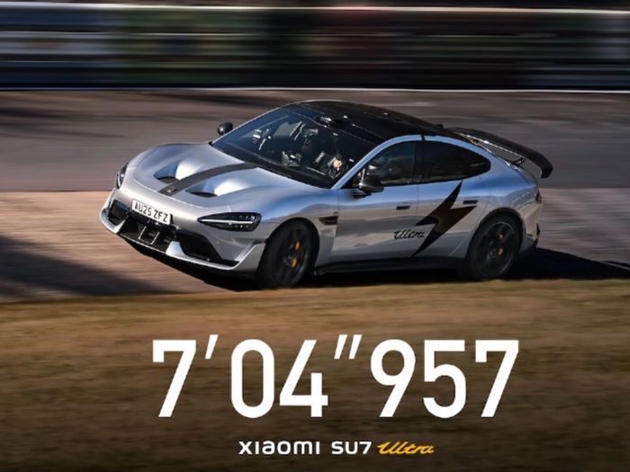 Lap time Xiaomi SU7 Ultra di sirkuit Nurburgring, Jerman
