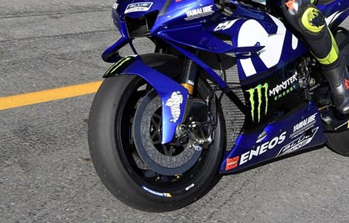 Valentino Rossi pada tes di Brno, Ceko