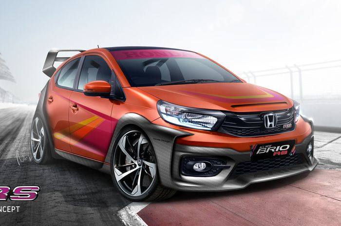 Pemenang kategori favorit Honda Brio Virtual Modification 2018