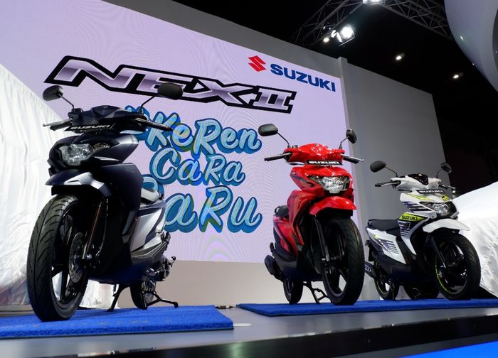 Suzuki Nex II saat pertama dikenalkan di ajang IIMS 2018