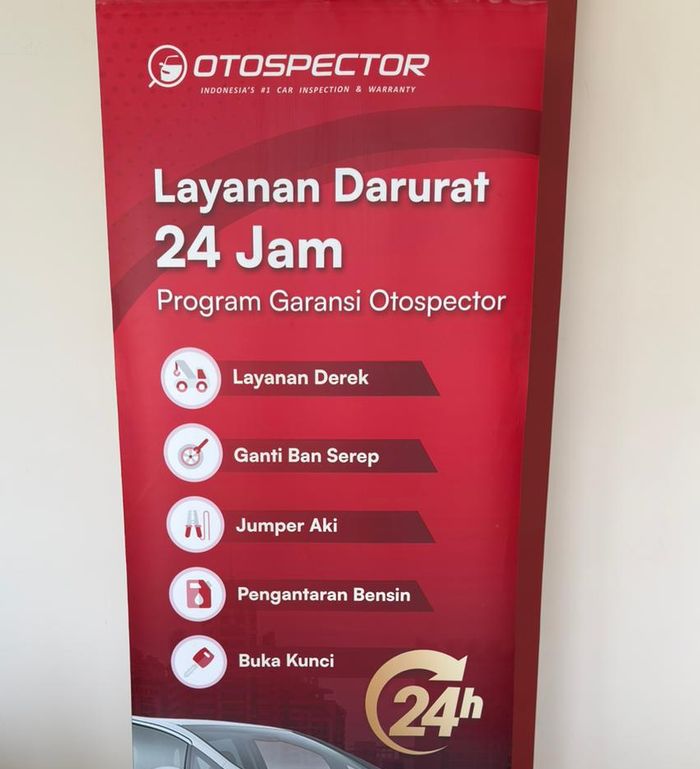 Layanan Darurat 24 Jam program garanasi Otospector
