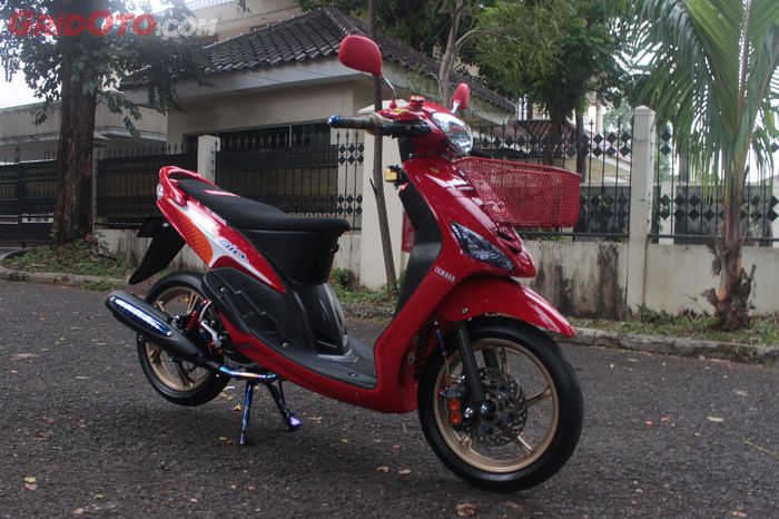 Yamaha Mio lawas punya setup kaki-kaki istimewa