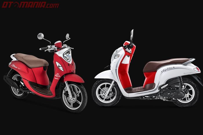 Yamaha Fino dan Honda Scoopy