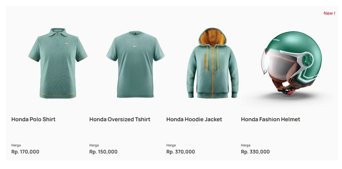 Apparel resmi Honda Stylo 160