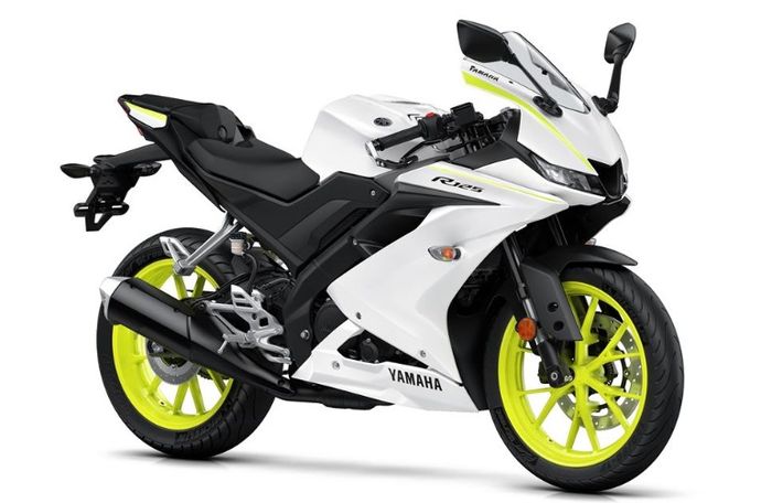 Warna putih Yamaha R125 facelift