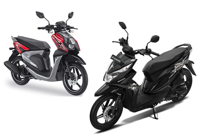 Yamaha All New X-Ride dan Honda BeAT Street