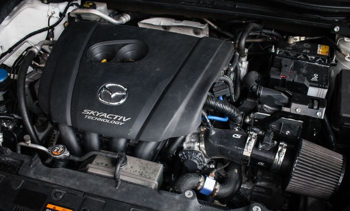 Performa jantung pacu Mazda3 pun tak luput ditingkatkan
