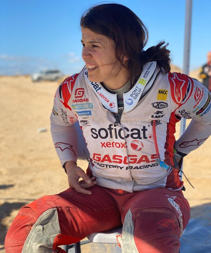 Laia Sanz selalu finish di Reli Dakar