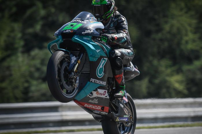 Franco Morbidelli berhasil jadi yang tercepat mengungguli Johann Zarco, sementara posisi Valentino Rossi masih aman di FP3 MotoGP Ceko 2020