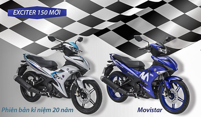 Dua warna spesial Yamaha Exciter 150 (MX King) di Vietnam