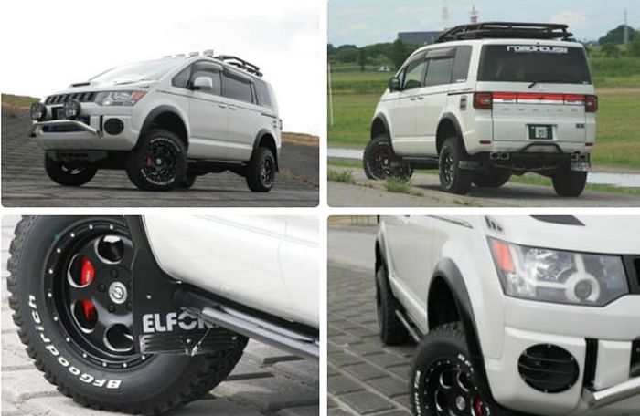 Modifikasi Mitsubishi Delica hasil garapan Roadhouse, Jepang