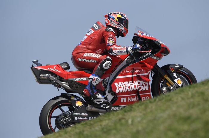 Pulang dari MotoGP Amerika, Andrea Dovizioso berada di puncak klasemen sementara