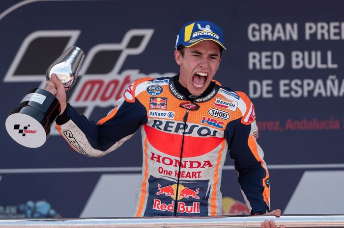 Menang di MotoGP Spanyol, Marc Marquez bawa Honda pimpin klasemen kejuaraan konstruktor