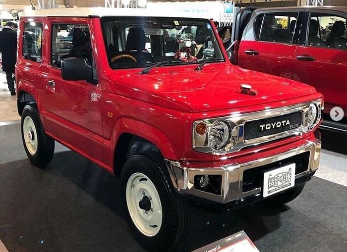 Suzuki Jimny diubah jadi Toyota FJ Cruiser