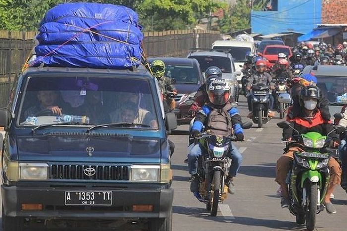 Ilustrasi mudik Lebaran 