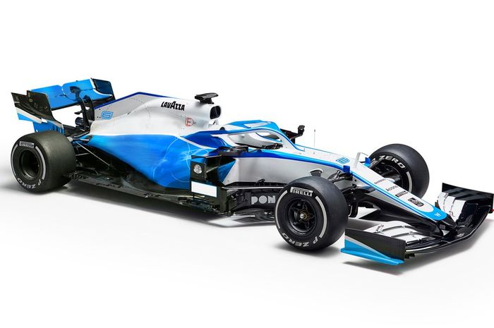 Sky Sports merekayasa livery mobil F1 tim Williams yang ditinggal sponsor ROKiT
