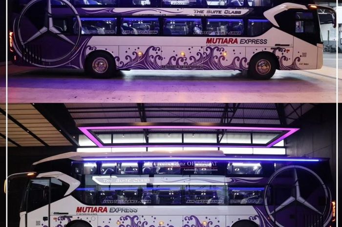 Sleeper bus PO Mutiara Express