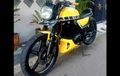 Livery-nya Selingkuh, Suzuki Thunder 125 Modif Bergaya Cafe Racer